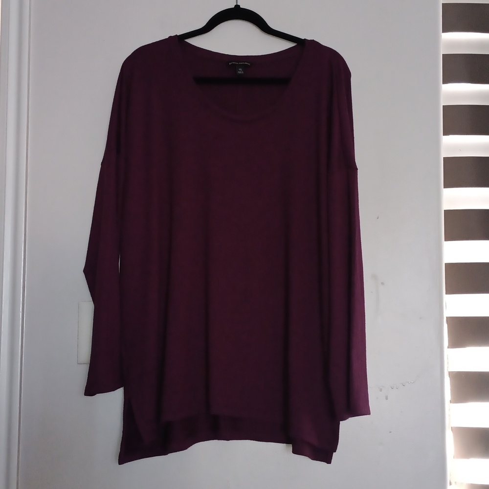 Banana Republic Rich Purple Long Sleeve Top. #327